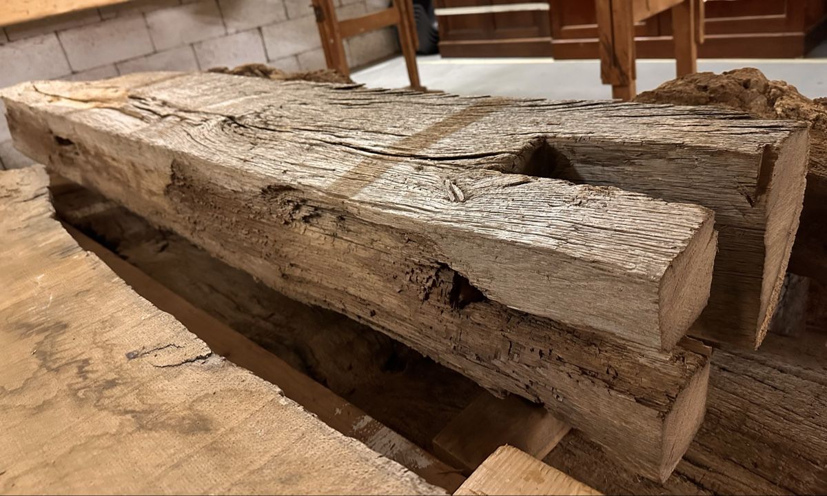 Articoli in legno: Eiche, Balken, Eichenbalken, Holz, massiv, Möbel, Sitzbank – Usato da Meggen venduto da deanstreet