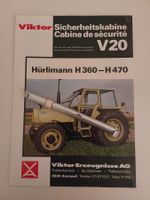 Prospekt Firma Viktor Kabinen mit Traktor Hürlimann