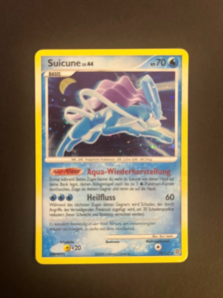 Pokémon Sammelbilder & Trading cards: Suicune Seltene Pokemon Karte Holo (51) – Gebraucht aus schaan von Schokoloco