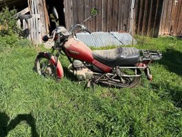 Motorrad Yamaha SR 125 rot Jahrgang 1983 gebraucht