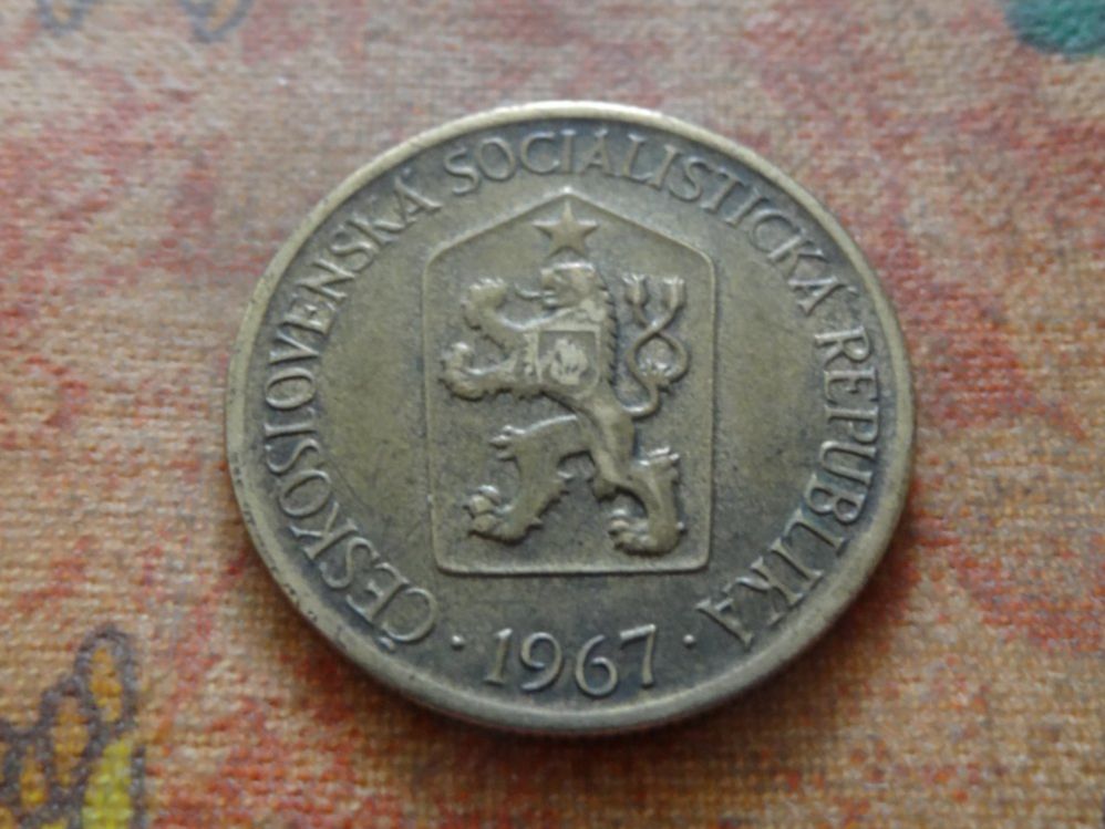 Tutti le monete: TCHECOSLOVAQUIE  1  Korun   1967 – Usato da Romanel-sur-Lausanne venduto da Swift13