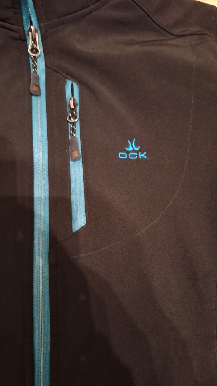 Giacche: Softshelljacke OCK Gr. 38 schwarz/türkis – Usato da Niederrohrdorf venduto da Papillon_47 3
