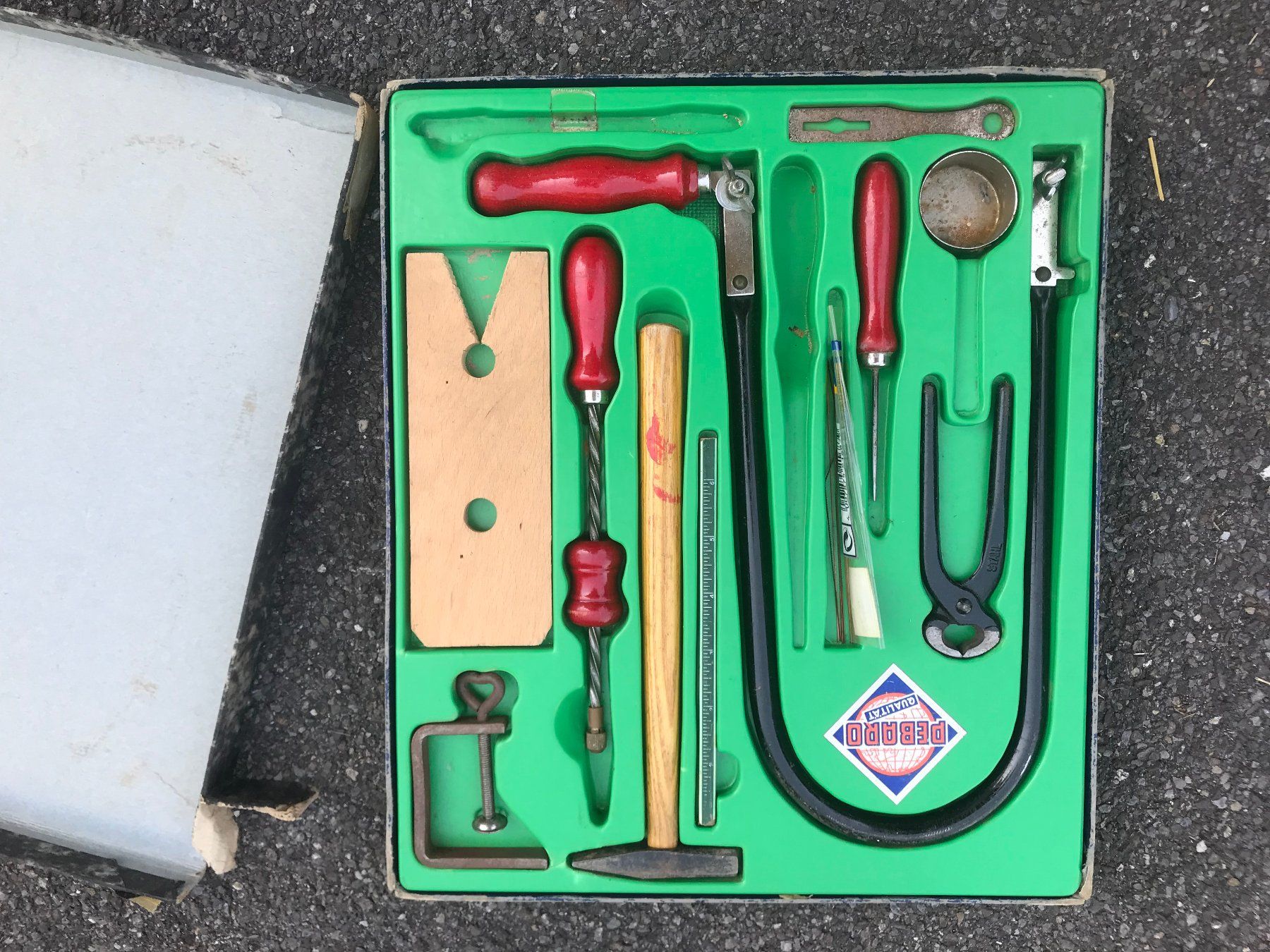 Kit bricolage: Laubsäge-Set Laubsägekasten Pebaro – Usato da Unterkulm venduto da Fabulirius 2