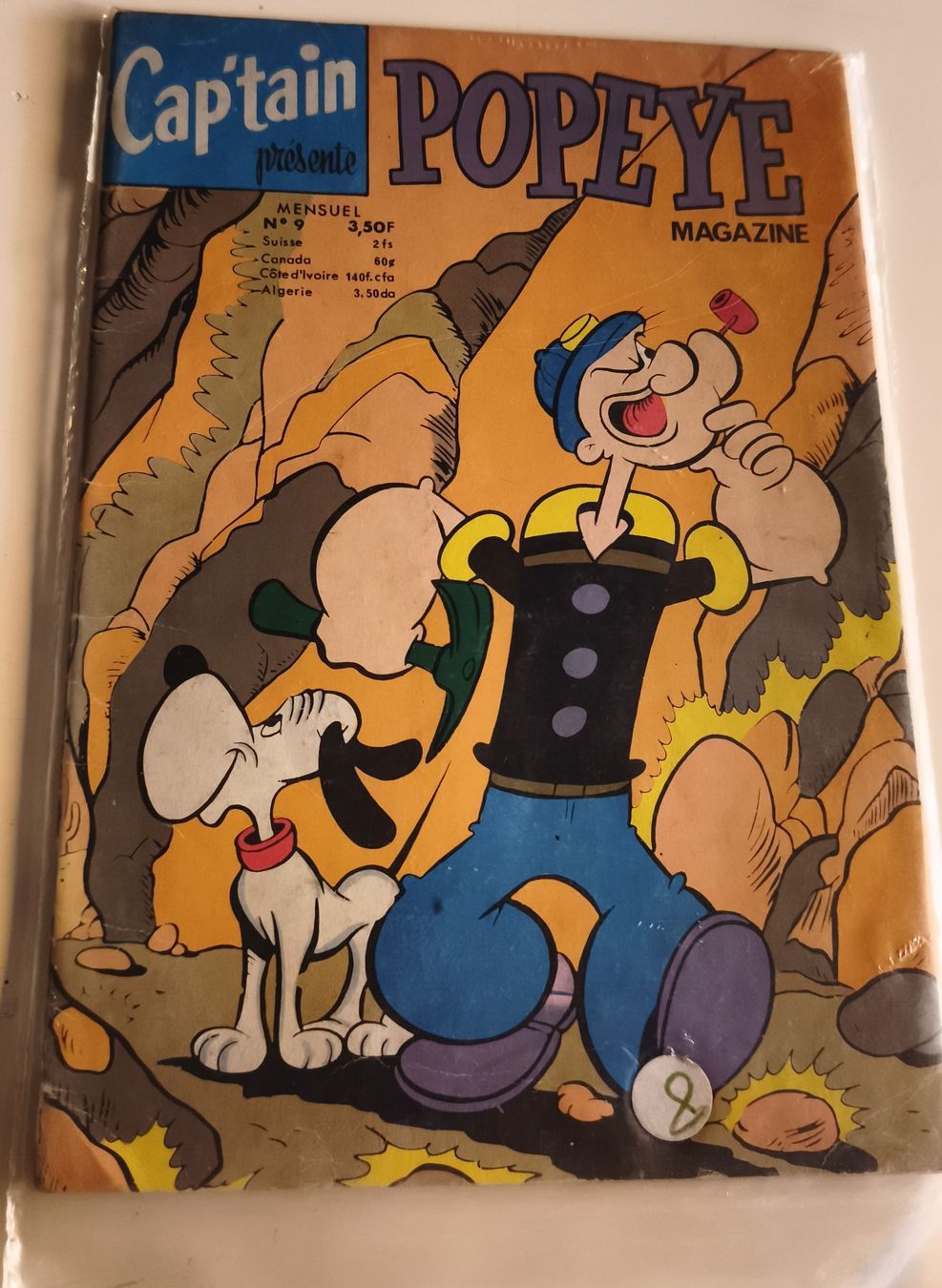 BD: Captain Popeye Magazine N.9, format geant – D'occasion à Prilly par jor_x27s