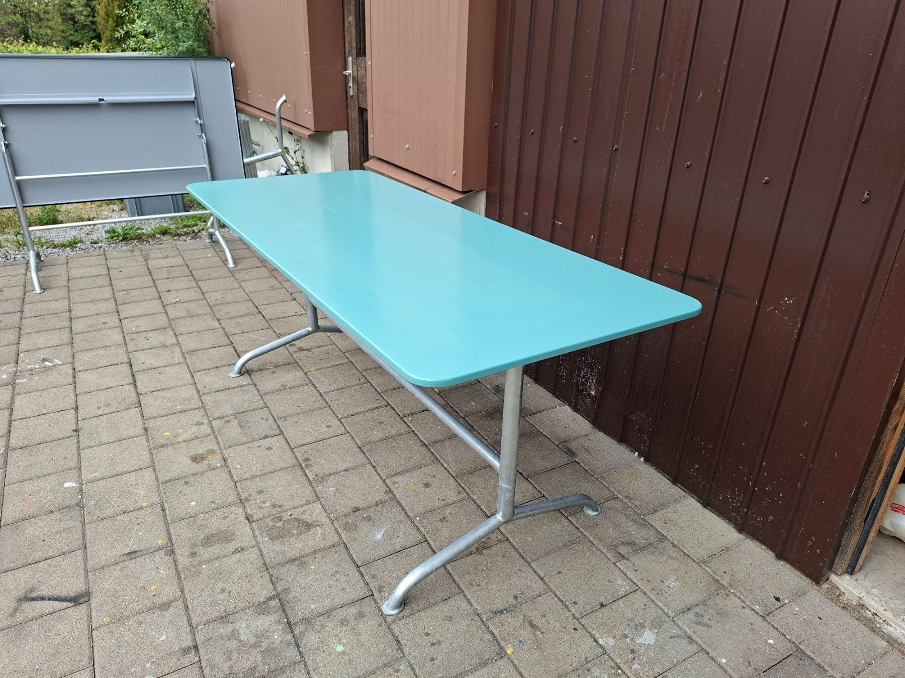 Tische: Klapbare Gartentisch  180cm aus Metal – Gebraucht aus Schaffhausen von meteor7 3