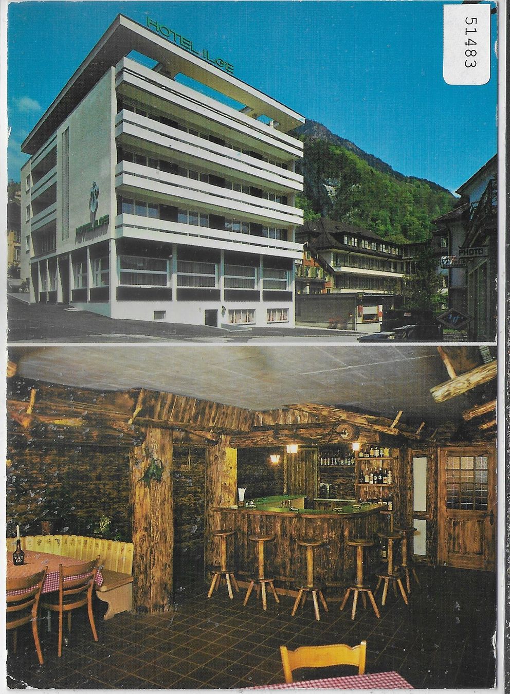 Ansichtskarten: Hotel Ilge Gersau – Gebraucht aus Ettingen von Kartenplanet