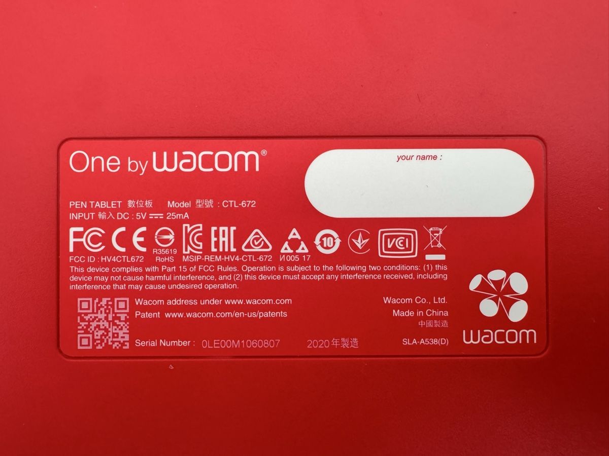Wacom Tablet PC: Grafiktablett Wacom One M mit Stift und Kabel – Usato da Baden venduto da Christian_Saxer 1