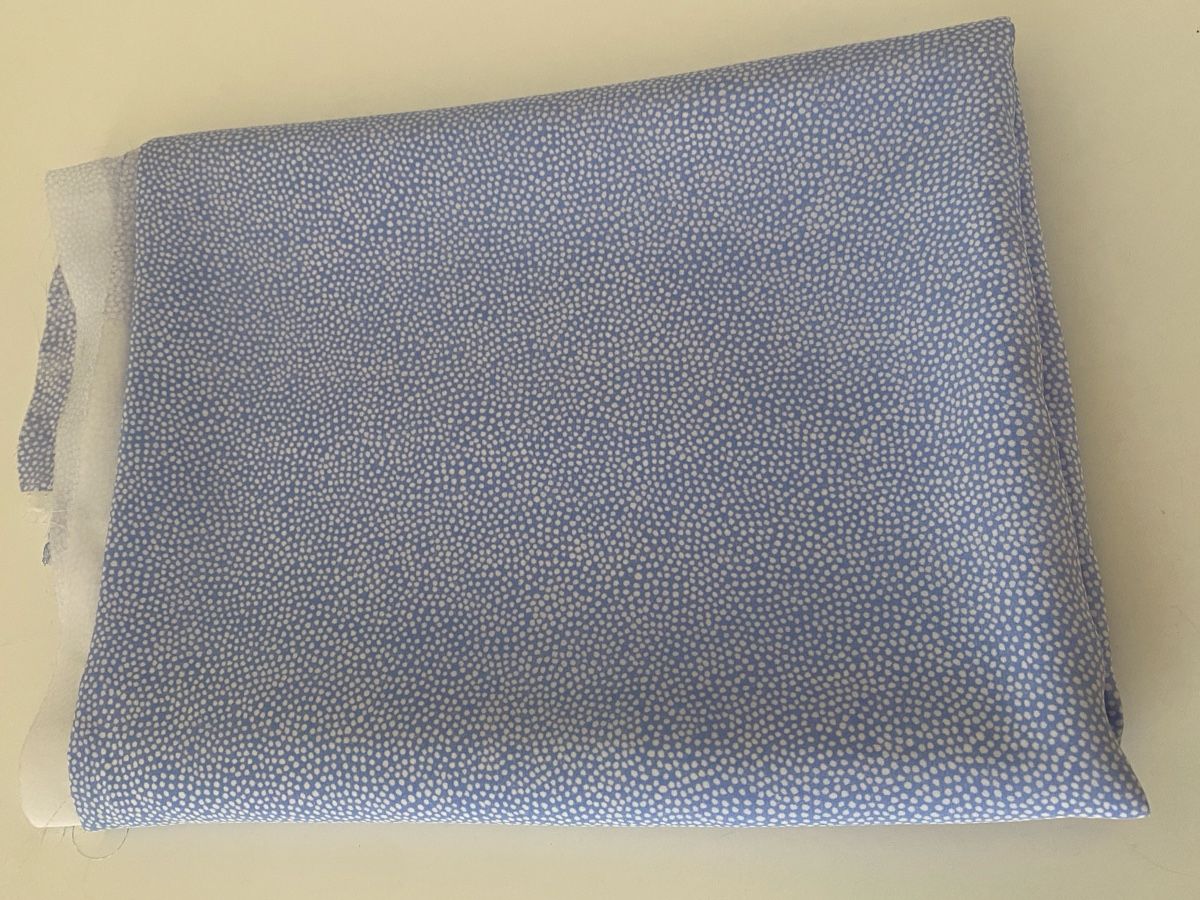 Stoffe: Stoff Punkte hellblau weiss ca 104x115 cm – Neu (gemäss Beschreibung) aus Flawil von sonnengeist