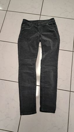 Hose Samt Marco polo Gr 27 graugrün
