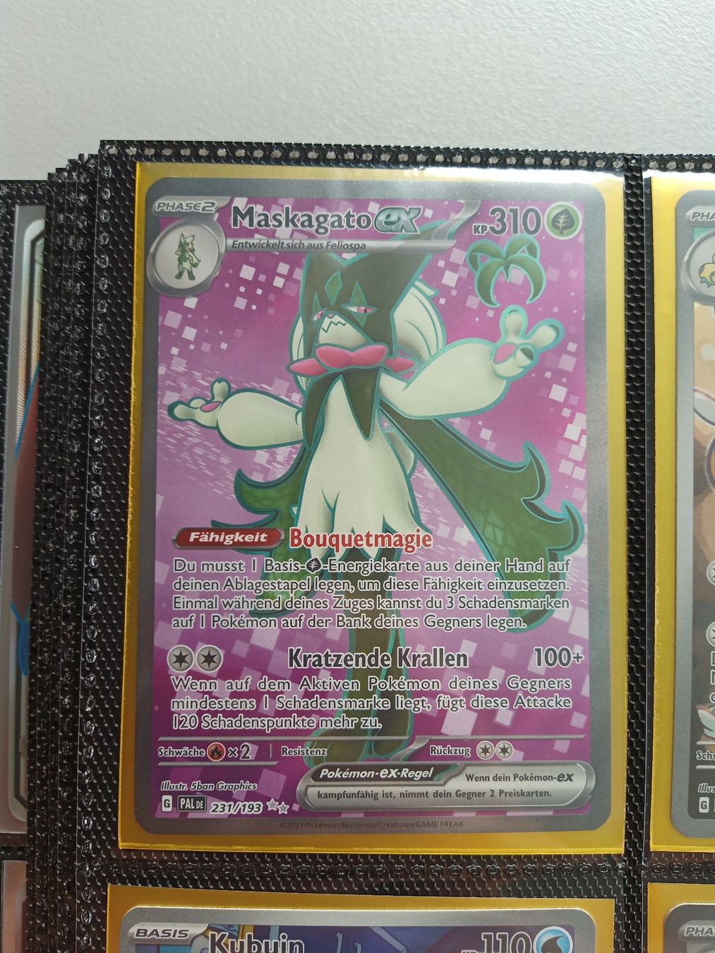 Pokémon Sammelbilder & Trading cards: Maskagato ex - Full Art DEUTSCH – Gebraucht aus Altstätten SG von GGsGameshop