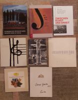8 ältere Festschriften und Hefte bekannter Konzert-Anlässe