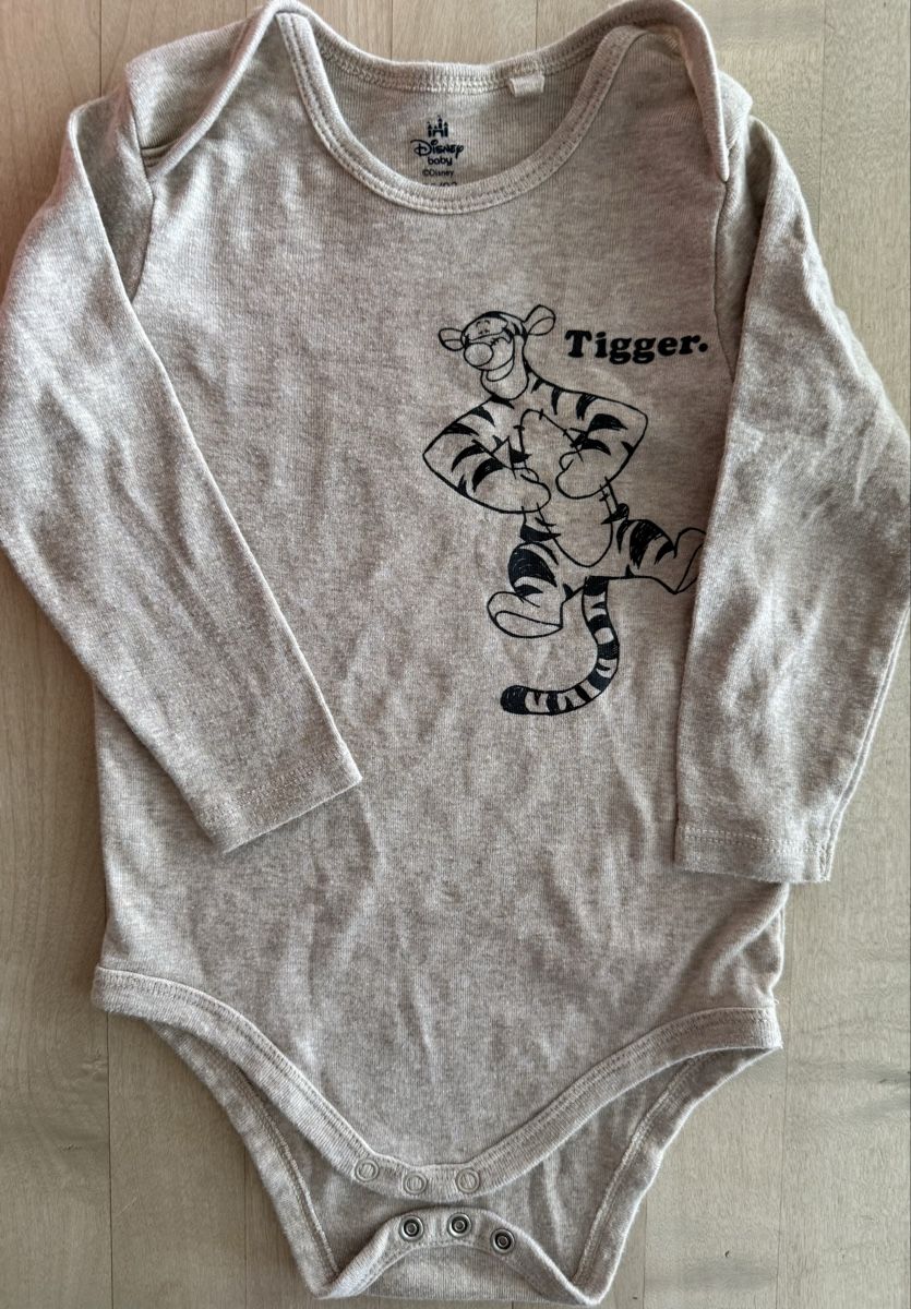 Disney Biancheria intima: Body langarm Disney Tigger Grösse 86/92 – Nuovo (secondo la descrizione) da Lyss venduto da Sibella56 1