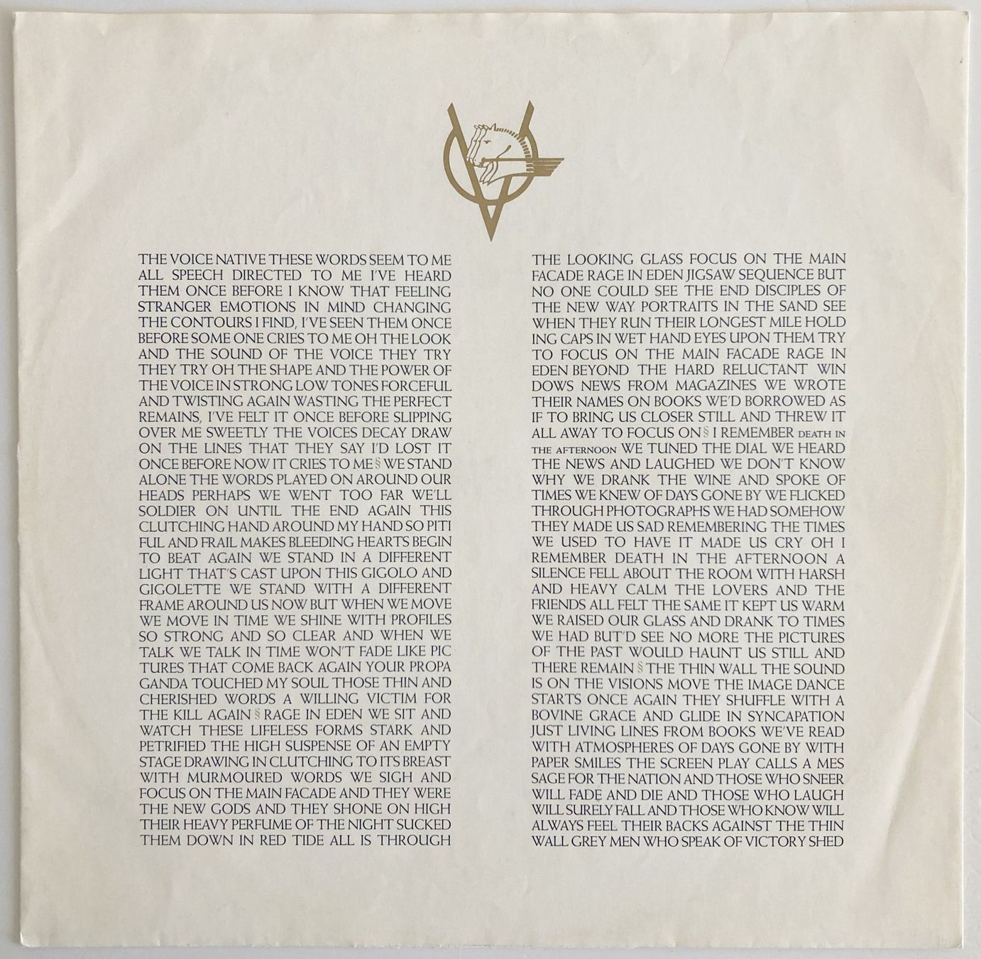Vinyles: ULTRAVOX - RAGE IN EDEN – D'occasion à Bottens par hotter-than-hell 2