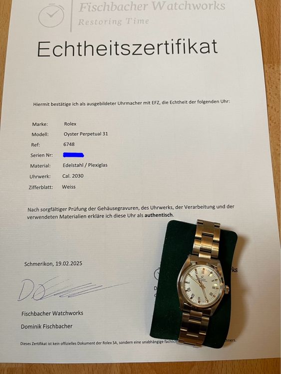 Rolex Orologi: Rolex Oyster Perpetual – Usato da Uetliburg SG venduto da Tiger_777 2