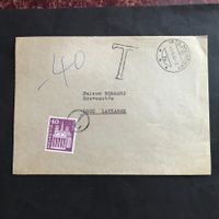 NP Brief aus MONTHEY mit T-Entwertung auf Zst 362