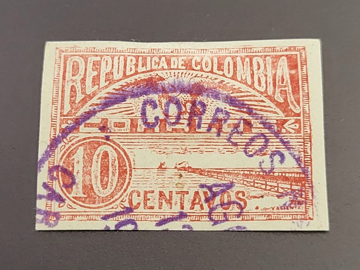 Tutti i francobolli: Kolumbien 1902 alte briefmarke – Usato da St Gallen venduto da Stampsalshobby