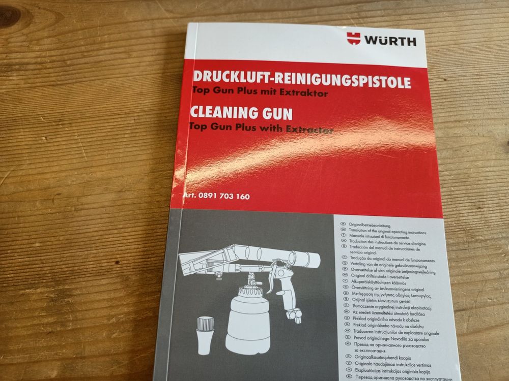 Druckluft-Reinigungspistole Lothar, Waschpistole mit Bürstenaufsatz, 1 L Behälter, Mikrozerstäubung, 6–9 bar, 270 l/min, für Fahrzeug, Polster, Lüftung | STABILO ...mehr als nur Baumarkt