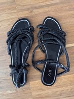 Zara Women's Diamante Sandals - EU 37. Glam Summer Style!