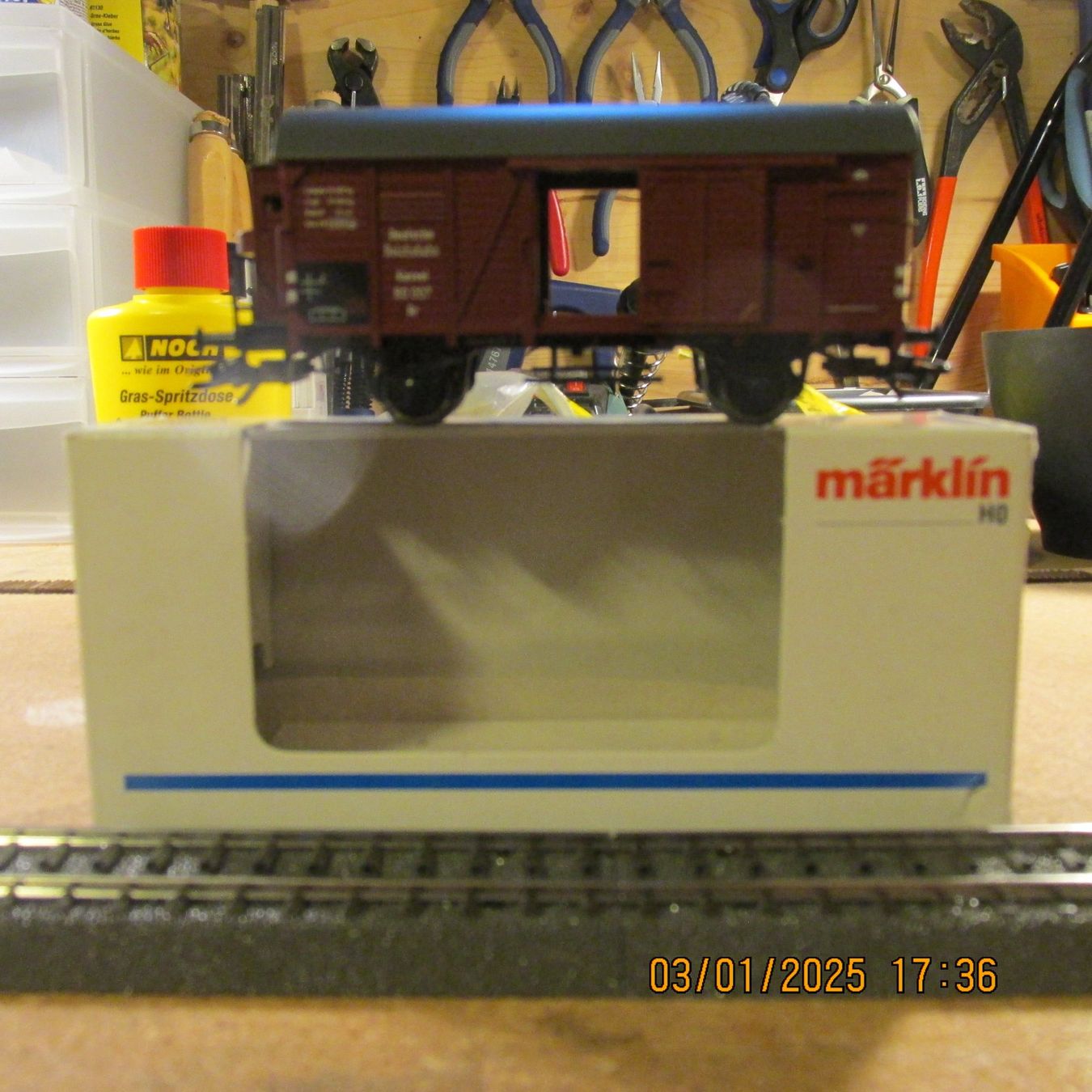 Märklin Modellini di ferrovie: Märklin Güterwagen HO Nr. 48750 – Usato da Galgenen venduto da Forflowers 1