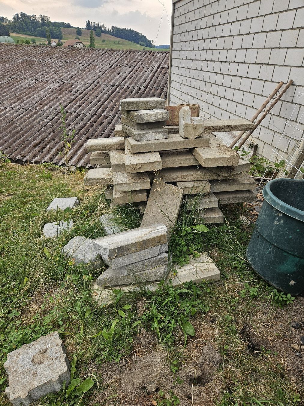 Plateaux: Gartenplatten – D'occasion à Schlossrued par mel_696j 1