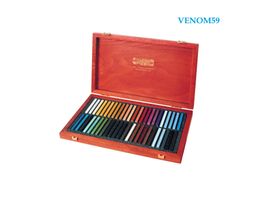 🌈KOH-I-NOOR Gioconda Künstler Hart-Pastelle Holzkoffer🌈