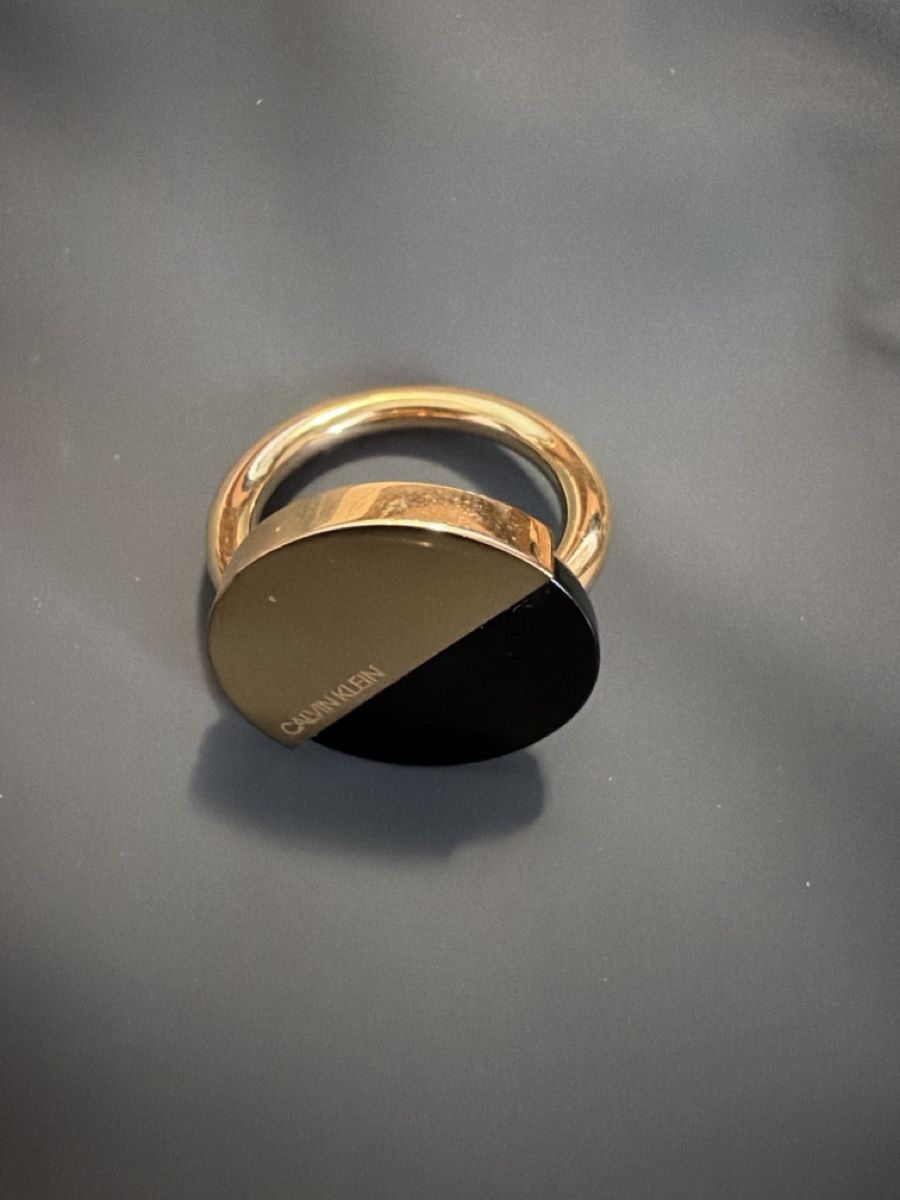 Calvin Klein Ringe: Ring Calvin Klein goldfarben schwarz  – Neu (gemäss Beschreibung) aus Rain von Carla88888