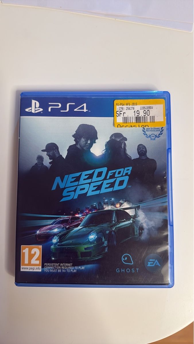 Jeux: Need for Speed PS4 gebraucht – D'occasion à Waltalingen par Srf123