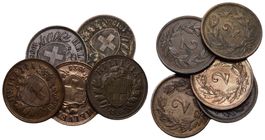 Schweiz 2 Rappen Lot