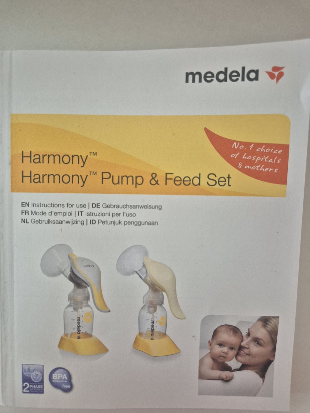 Medela Accessori per l’allattamento: Medela Harmony Hand-Milchpumpe Set – Nuovo (secondo la descrizione) da Zürich venduto da gugm 2