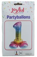 Partyballon Nr. 1 von Joyful, 71 cm, stehend (neu/OVP)