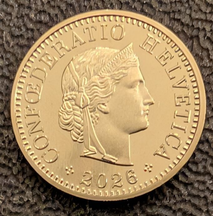 Tutti le monete: 5 Rappen 2026 stgl. / aus Münzsatz – Nuovo (secondo la descrizione) da Arch venduto da coinsandmore