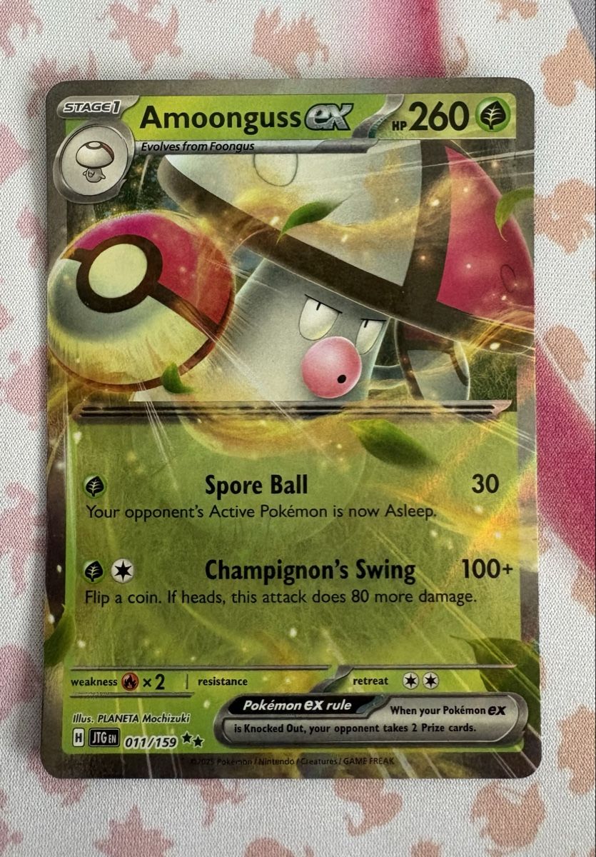 Pokémon Carte collezionabili: Amoonguss Ex - Journey together – Nuovo e nell'imballaggio originale da Neuchatel venduto da mar_ne94