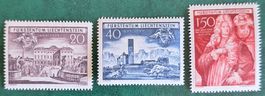 Timbres série du Liechtenstein neufs ** M 281-283