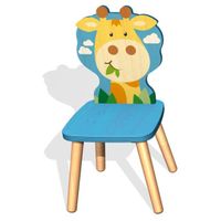 KINDERSTUHL - aus Holz im Giraffe-Design