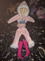 pink Ski/Winter-Jacke mit Hose für Barbiepuppen - Sommerhit
