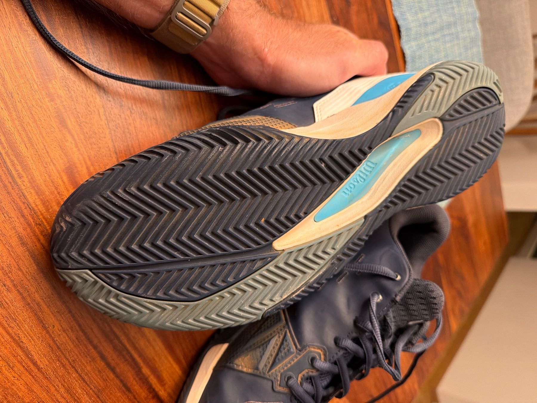 Wilson Herrenschuhe: Wilson Tennisschuhe blau Grösse 46 – Gebraucht aus Zwillikon von Traktorjoe 4