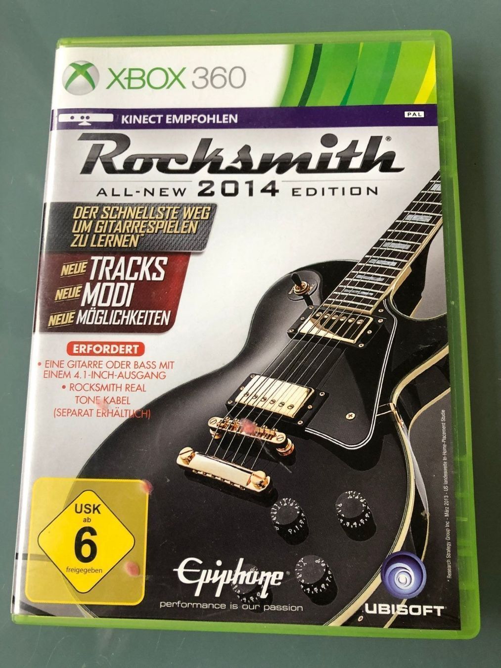 Microsoft Giochi: Xbox 360 Kinect Rocksmith 2014 z. Lernen – Usato da Arisdorf venduto da comestibles