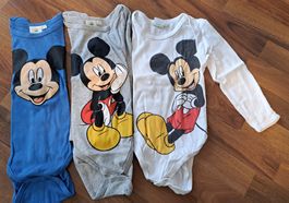 Langarm Body-set Disney Mickey-Mouse gr.86/92