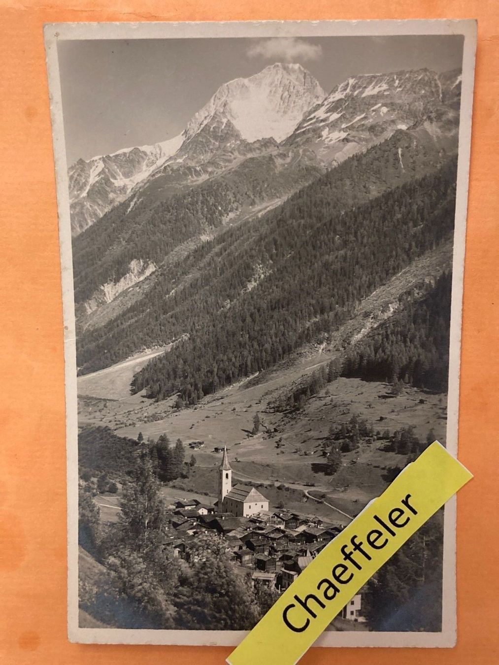 Cartoline postali: Kippel in Lötschen, Bietschhorn – Usato da Zürich venduto da Chaeffeler
