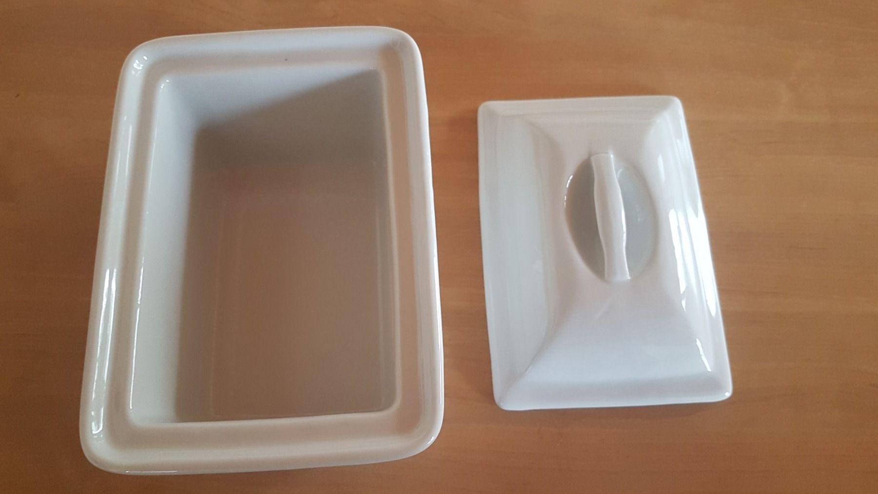 Töpfe: Terrine - cocotte rectangulaire avec couvercle blanche – Gebraucht aus Villiers von san_jn5w 3