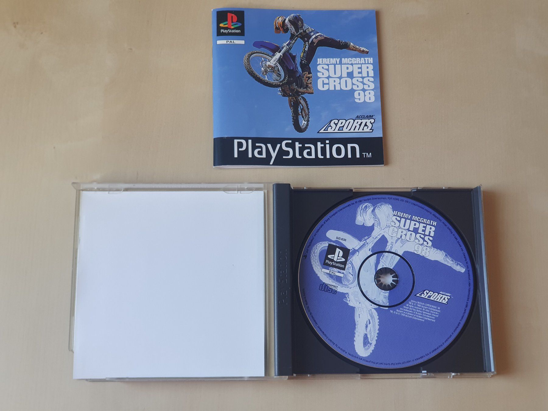 Sony Giochi: Jeremy McGarth Supercross 98 – Usato da Stansstad venduto da collectorsshop 2