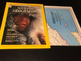 NATIONAL GEOGRAPHIC English ed. SEPTEMBER 1978 W. map middle