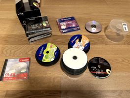 DVD und CD Rohlinge, ca. 70 Stk