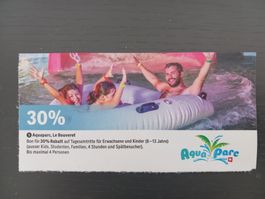 Aqua Parc Le Bouveret: 30% Rabatt-Bon bis 31.8.2026 sichern!