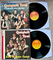 Quintett Tirol Grüße An Unsere Freunde - 2 LPs GEWASCHEN TOP