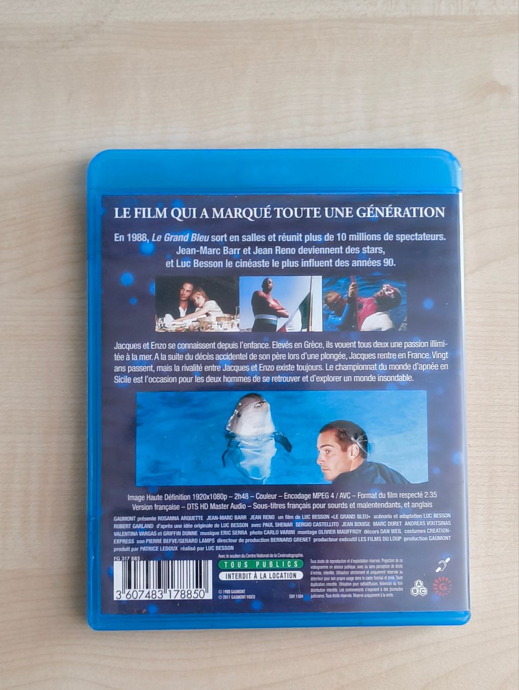 Alle DVDs: Le grand bleu - Luc Besson - Blu Ray – Gebraucht aus Sion von dor_8hwv 1