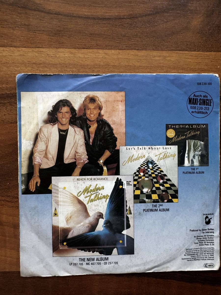 Vinyles: Modern Talking - Atlantis Is Calling - 7" Single - 80s – D'occasion à Rorbas par BlackstarRecords 1