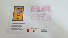 1978 ATM Satzbrief A1- A4 mit Abart A4