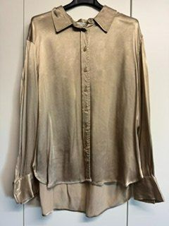 OPUS Bluse gold schimmernd 38