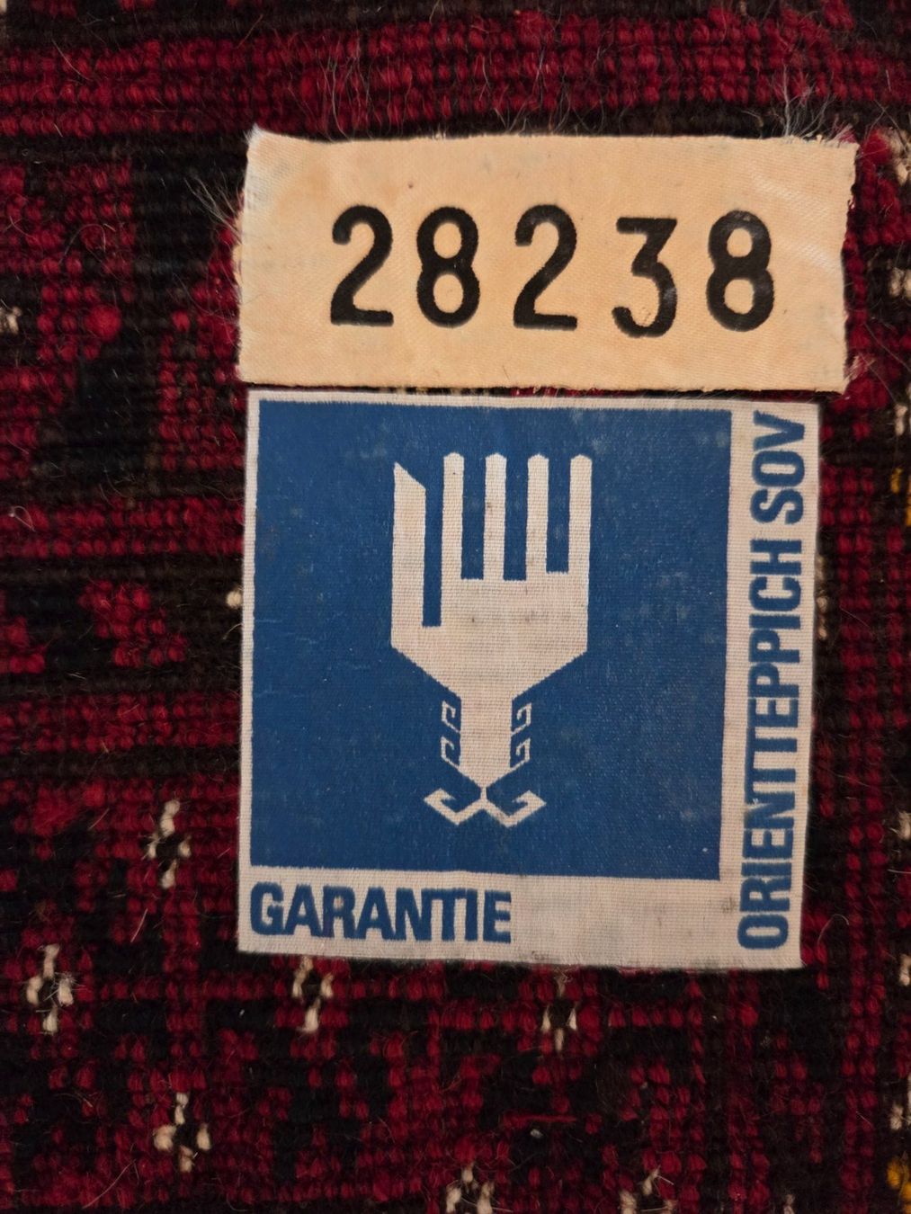 Tappeti: Wand-Orientteppich, Rot, mit Fransen mit Zertifikat SOV – Usato da Münchenbuchsee venduto da mon_9lgh 2
